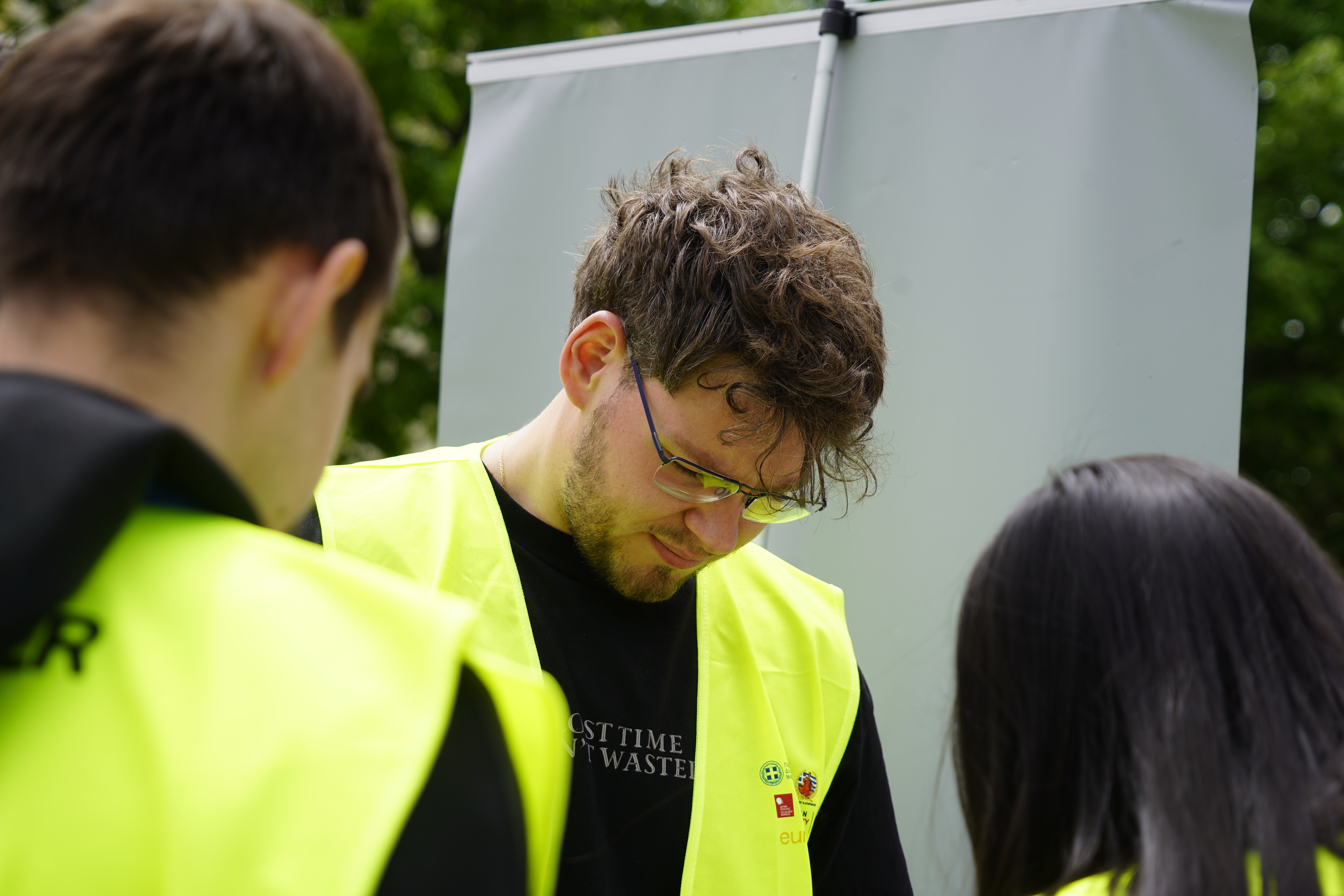 International volunteers taking part in an ESC activity